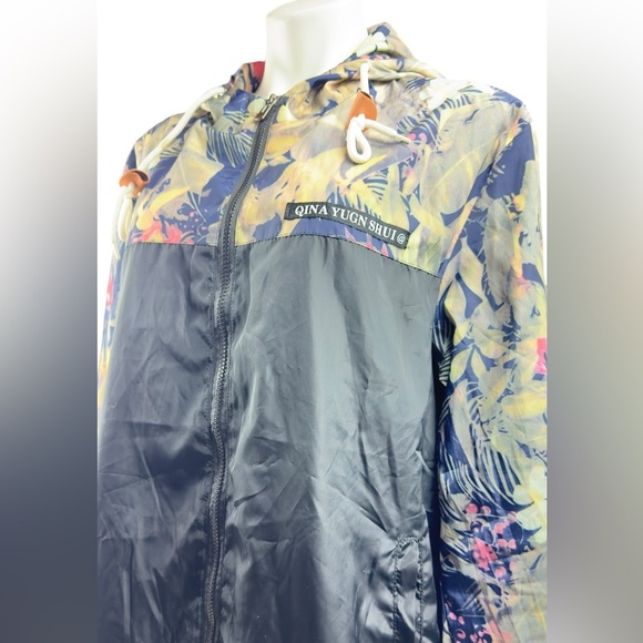 Men’s Zip Up Wind Breaker Jacket - Picture 2 of 13